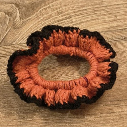 Coletero Halloween en naranja y negro